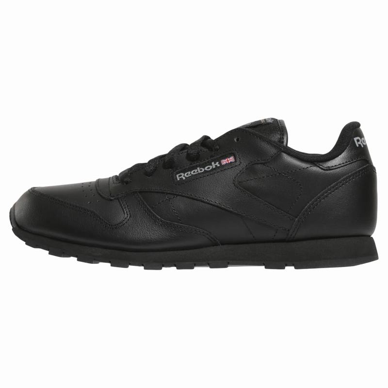 Tenisi Reebok Classic Leather Fete Negrii Romania PE5116UF